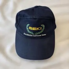 訳あり❗️ISEKI 刺繍ロゴ ネイビーキャップ