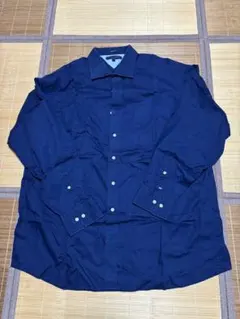 Tommy Hilfiger 長袖シャツ XL ネイビー