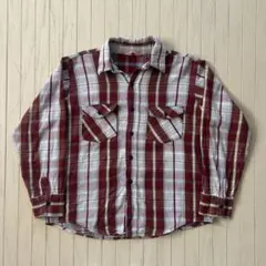 希少カラー 70s80s FROSTPROOF 極上ネルシャツ USA製 L