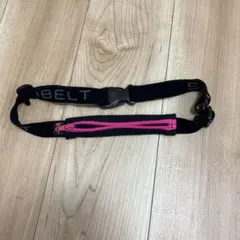 SPIBELT ランニング用ベルト 黒/ピンク