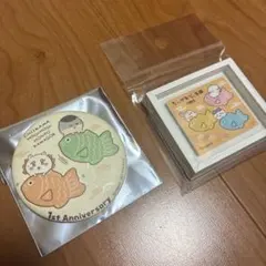 もぐもぐ本舗 ミニフレームマグネット 鯛だらけな ちいかわ ハチワレ うさぎ