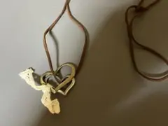 ダブルハートネックレス