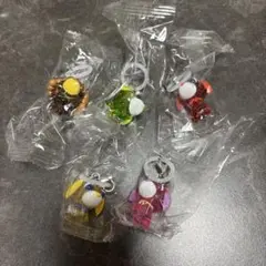 お茶犬　めじるしアクセサリー　5つセット