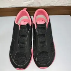 Curves for women スニーカー ブラック ピンク 24.0cmのサムネイル