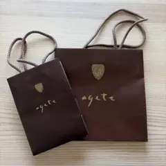 アガット　ageteショップ袋のサムネイル