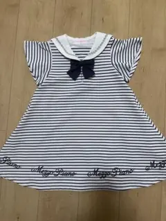 メゾピアノ　マリンワンピース　120