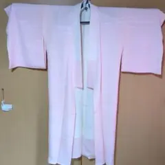 長襦袢　薄ピンク　半襟シミ有り