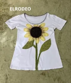 ［ELRODEO］ひまわり刺繍 Tシャツのサムネイル