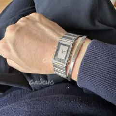 新品電池】SEIKO レクタンギュラー スクエア ヴィンテージ tank 美品