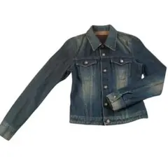 デニムジャケット ビンテージ加工 綿100％ 日本製 moussy S
