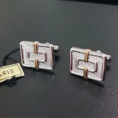 【パリ製】Les　Rois　カフリンクス　シルバー系