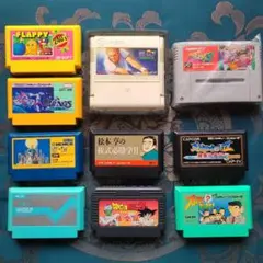 ファミコンソフトセット 多彩なゲーム　計10本