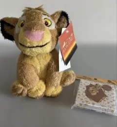 ライオンキング　シンバぬいぐるみ&ミニアートパネル