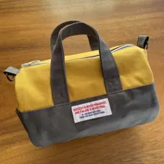 ドラムロールボストン　ハンドメイド　バッグ