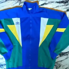 UMBRO アンブロ トラックジャケット ジャージ ブラジルカラー レトロ