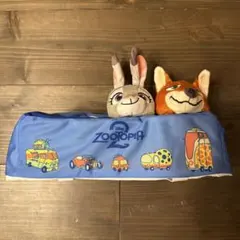 ズートピア2　ジオラマティッシュケース　ジュディ　ニック