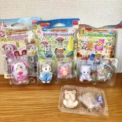 カラフルうさぎコスチューム　シエル　ペルシャネコの赤ちゃん　シルバニアファミリー