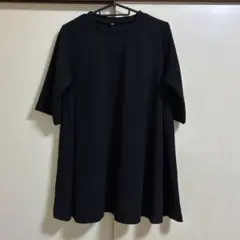 ★☆coca☆エンボスAライン5分袖チュニック