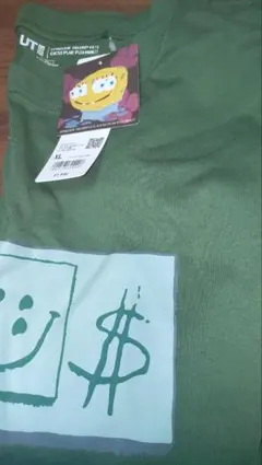 新品 ユニクロ　 スポンジ・ボブ　Tシャツ XL