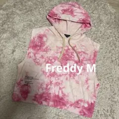 Freddyピンクタイダイ パーカーM