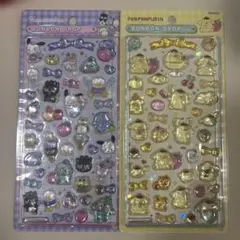 ポムポムプリン はぴだんぶボンボンドロップシール サンリオ第2弾 2枚セット