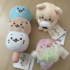 【タグ付き】しろたん　ぬいぐるみマスコットまとめ売りのサムネイル