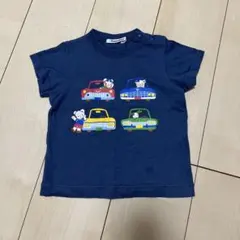 美品　⭐︎ファミリア車Tシャツ⭐︎ 半袖　ネイビー