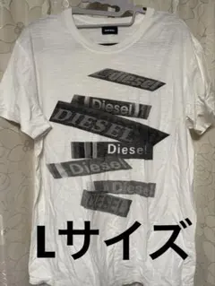 DIESEL ディーゼル Tシャツ ホワイト（Lサイズ）