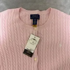 ポロラルフローレン カーディガン ジュニア ケーブルコットン 160 XL