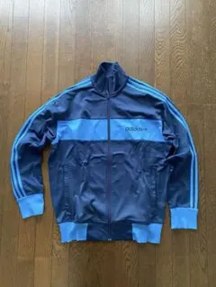 adidas ネイビー ライトブルー ジャケット XOジャージ
