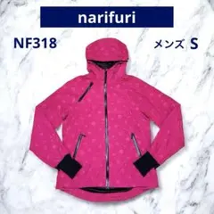 narifuri ナリフリ NF318 ドットウィンドブレーカー ピンク S　7