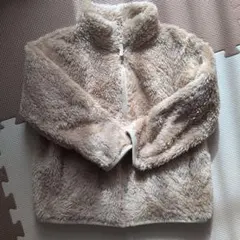 ユニクロ フリースジャケット 110 ベージュ