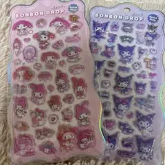即買いOK♡ボンボンドロップシール マイメロ クロミ 2枚セット