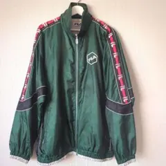 90s FILA vintage ナイロンジャケット　ダークグリーン