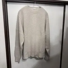COMOLI ラムズウールクルーネックニット