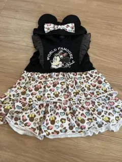 BABYDOLL ミニーマウス フード付きノースリーブ 90のサムネイル