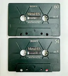 ソニー カセットテープ Metal-ES 54 60 ２本セット