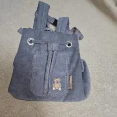 TeddyBear ボディバッグ グレー