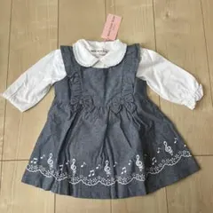 むーのんのん　ワンピースセット　ベビー80