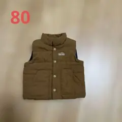 SIMPLE FREE ダウンベスト 80 ブラウン