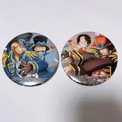 ONEPIECE ワンピース エース サボ 盃兄弟 缶バッジ ジャンプフェスタ