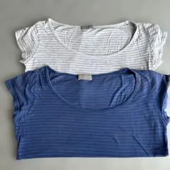 MARGARET HOWELL ボーダーTシャツ 2枚セットのサムネイル