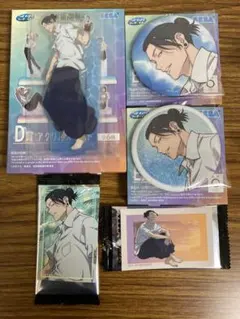 呪術廻戦　セガラッキーくじ 缶バッジ　アクリルスタンド