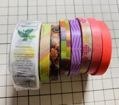 Mt 細マステ　マスキングテープ　中古8点セット