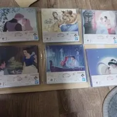 一番くじ ディズニープリンセス F賞 ミニキャンバスボード 6種 セミコンプ