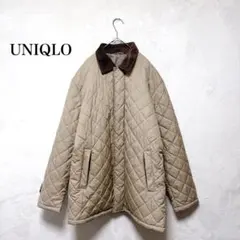 UNIQLO　キルティングコート　厚手ジャケット　コーデュロイ　ベージュ　XXL