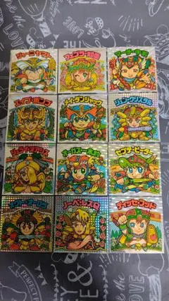 旧ビックリマン　ジャーニ・ヤマト　フェブラ・如面　他計12枚