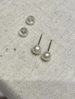 ゆう様専用 ルベミール K18 パールピアス 5.5〜6.0mm - メルカリ