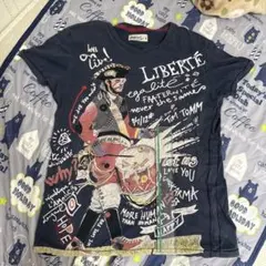 Desigual Tシャツ ネイビー グラフィックのサムネイル