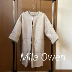 Mila Owen ムートンコート ベージュ